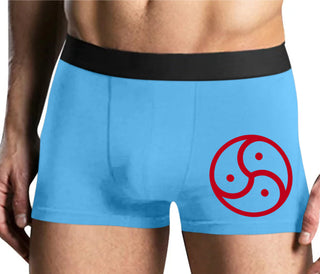 BDSM Symbol - Mens Blue Boxer Brief