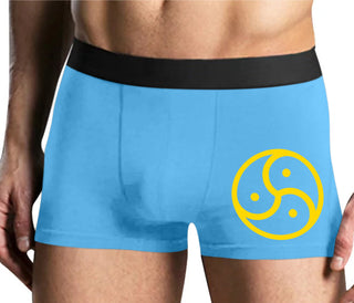 BDSM Symbol - Mens Blue Boxer Brief