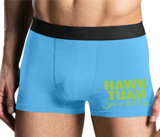Hawk Tuah Spit On That Thing - Mens Blue Boxer Brief