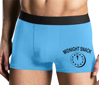 Midnight Snack - Mens Blue Boxer Brief