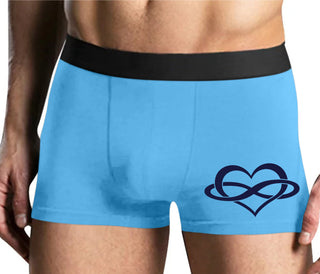 Polyamory Logo - Mens Blue Boxer Brief