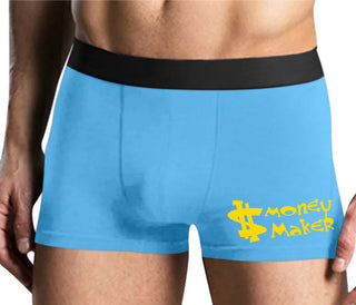 Money Maker - Mens Blue Boxer Brief