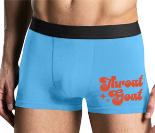 Throat Goat - Deep Throat Expert - Mens Blue Boxer Brief