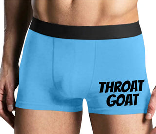 Throat Goat - Oral Expert - Mens Blue Boxer Brief
