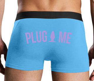 Anal Plug Me - Blue Boxer Brief