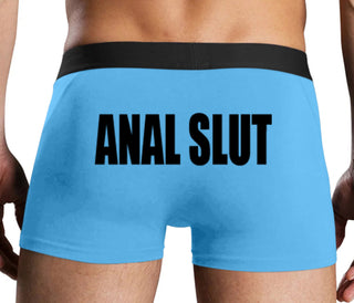 Anal Slut - Blue Boxer Brief