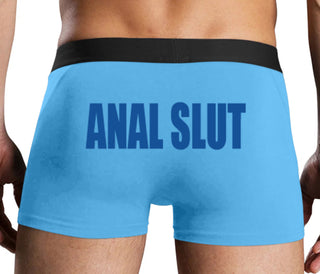 Anal Slut - Blue Boxer Brief