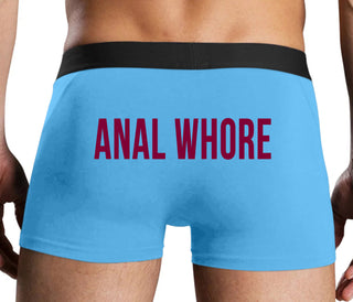 Anal Whore - Blue Boxer Brief