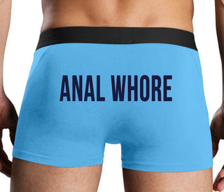 Anal Whore - Blue Boxer Brief