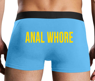Anal Whore - Blue Boxer Brief