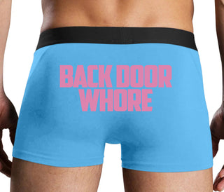 Back Door Whore - Blue Boxer Brief