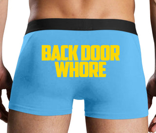 Back Door Whore - Blue Boxer Brief