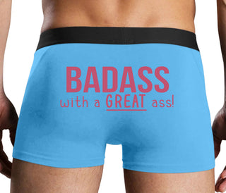 BadAss With a Great Ass - Blue Boxer Brief