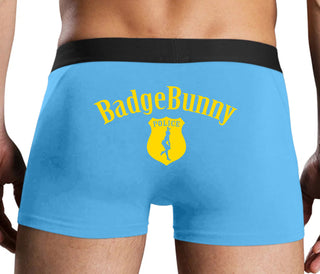 Badge Bunny for LEO Wife or Girlfriend - Blue Boxer Brief