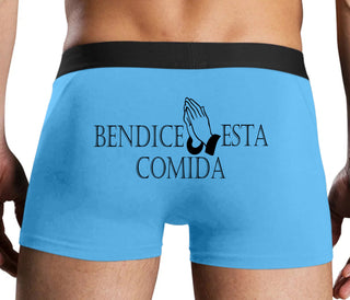 Bendice Esta Comida - Bless This Meal - Blue Boxer Brief