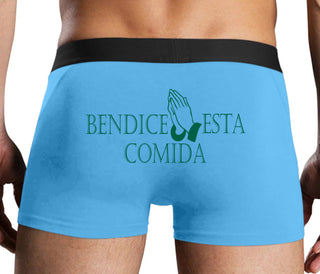 Bendice Esta Comida - Bless This Meal - Blue Boxer Brief