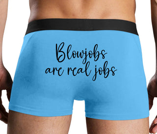 Blow Jobs Are Real Jobs - Blue Boxer Brief