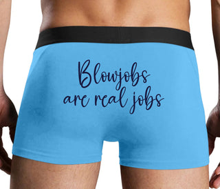 Blow Jobs Are Real Jobs - Blue Boxer Brief