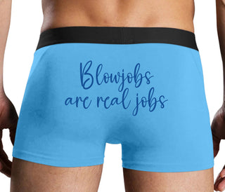 Blow Jobs Are Real Jobs - Blue Boxer Brief