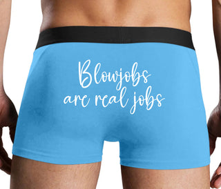 Blow Jobs Are Real Jobs - Blue Boxer Brief