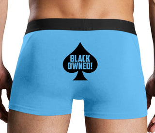 Black Owned - Queen of Spades - Blue Boxer Brief