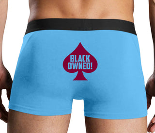 Black Owned - Queen of Spades - Blue Boxer Brief