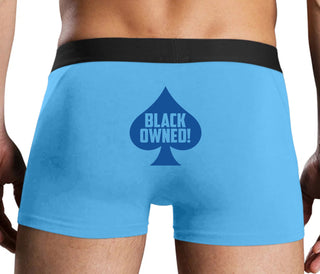 Black Owned - Queen of Spades - Blue Boxer Brief