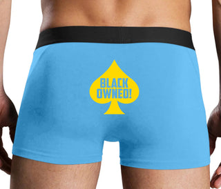 Black Owned - Queen of Spades - Blue Boxer Brief