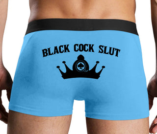 Black Cock Slut - Jack of Spades - Blue Boxer Brief