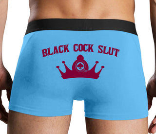 Black Cock Slut - Jack of Spades - Blue Boxer Brief