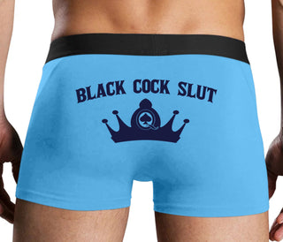 Black Cock Slut - Jack of Spades - Blue Boxer Brief