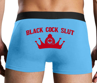 Black Cock Slut - Jack of Spades - Blue Boxer Brief