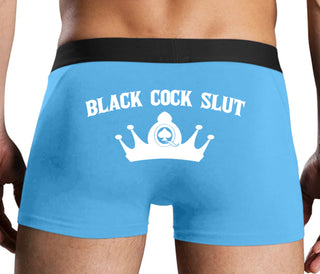 Black Cock Slut - Jack of Spades - Blue Boxer Brief