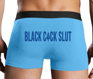 Black Cock Slut - Jack of Spades - Blue Boxer Brief