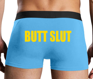 Butt Slut - Blue Boxer Brief