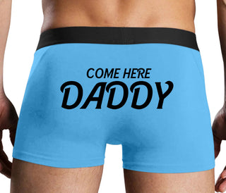 Come Here Daddy - Blue Boxer Brief