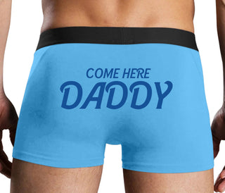 Come Here Daddy - Blue Boxer Brief