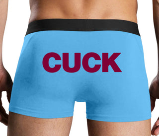 Cuck - Bold Design - Blue Boxer Brief