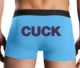 Cuck - Bold Design - Blue Boxer Brief