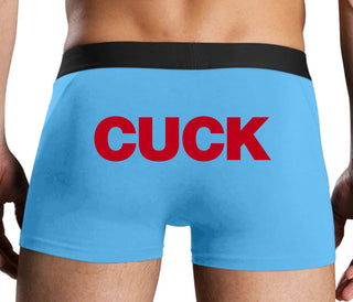 Cuck - Bold Design - Blue Boxer Brief