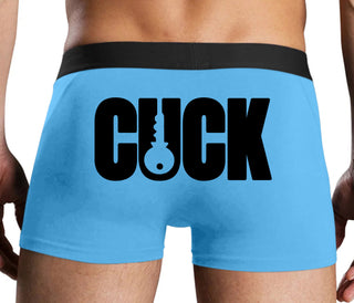 Cuck - Lock Logo - Blue Boxer Brief