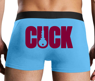 Cuck - Lock Logo - Blue Boxer Brief