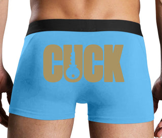 Cuck - Lock Logo - Blue Boxer Brief