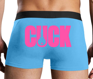 Cuck - Lock Logo - Blue Boxer Brief
