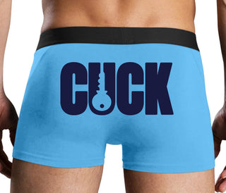Cuck - Lock Logo - Blue Boxer Brief