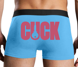 Cuck - Lock Logo - Blue Boxer Brief