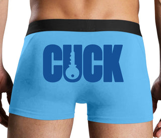 Cuck - Lock Logo - Blue Boxer Brief