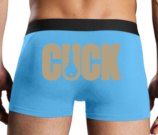 Cuck - Lock Logo - Blue Boxer Brief