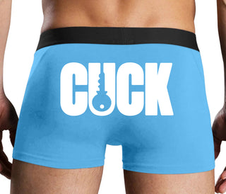 Cuck - Lock Logo - Blue Boxer Brief