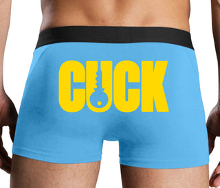 Cuck - Lock Logo - Blue Boxer Brief